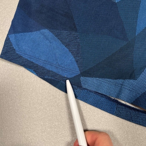 Lululemon Pace Breaker Shorts Mens Medium Blue Camo Unlined Athletic Performance - Picture 2 of 15